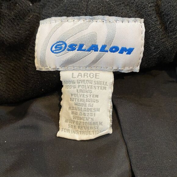Slalom Black Insulated Winter Sport Ski Women’s Pants Size Large - Picture 12 of 12